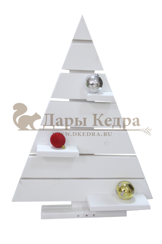 Новогодняя деревянная ёлка с полочками